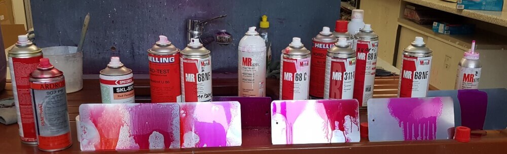 Пенетранты для капиллярного контроля