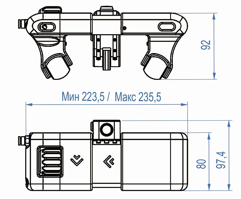 Сканер для контроля коррозии отводов и гибов R5